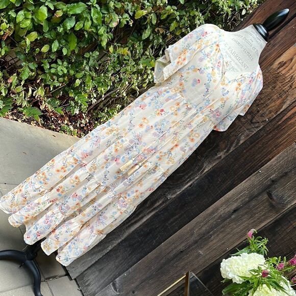 SHEER OVERLAY DRESS, Size M - Picture 2 of 9